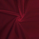 Maroon King Mesh Jersey Fabric	